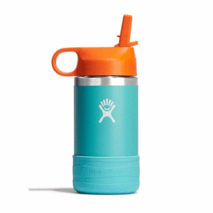 HYDRO FLASK - 12 OZ KIDS WIDE MOUTH STRAW CAP AND BOOT-SEASPRAY